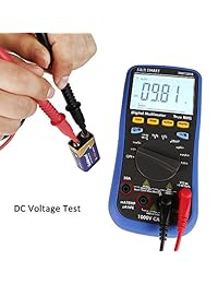 SainSmart DMT Series multímetro digital, Amp ohmios capacitancia AC DC Volt Meter con diodos, Continuidad, Test