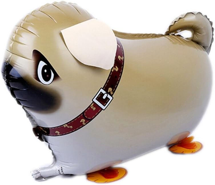 KINGMYS My Own Pet Balloons Walking Animal Balloon Pets Air Walkers, Eco Balloon! Huge Balloon! Many Styles! (Pug Dog)
