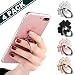 Phone Ring Stand [4 Pack] - JCHIEN Universal Phone Finger Ring Grip Stand Holder Compatible with iPhone Xs Max XR X 8 7 6 6s Plus, Samsung Galaxy S9 S8 Plus S7 S6 & Other Smartphones