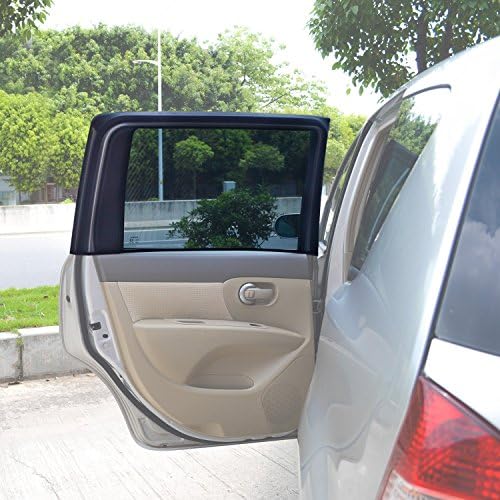Jinsn Universal Fit Square SUV Car Window Shade Sun Shade To Protect Your Baby/ Kid/ Pet From Harmful UV Light