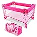 Liberty Imports Baby Doll Bed Playpen Furniture Playset for Dolls