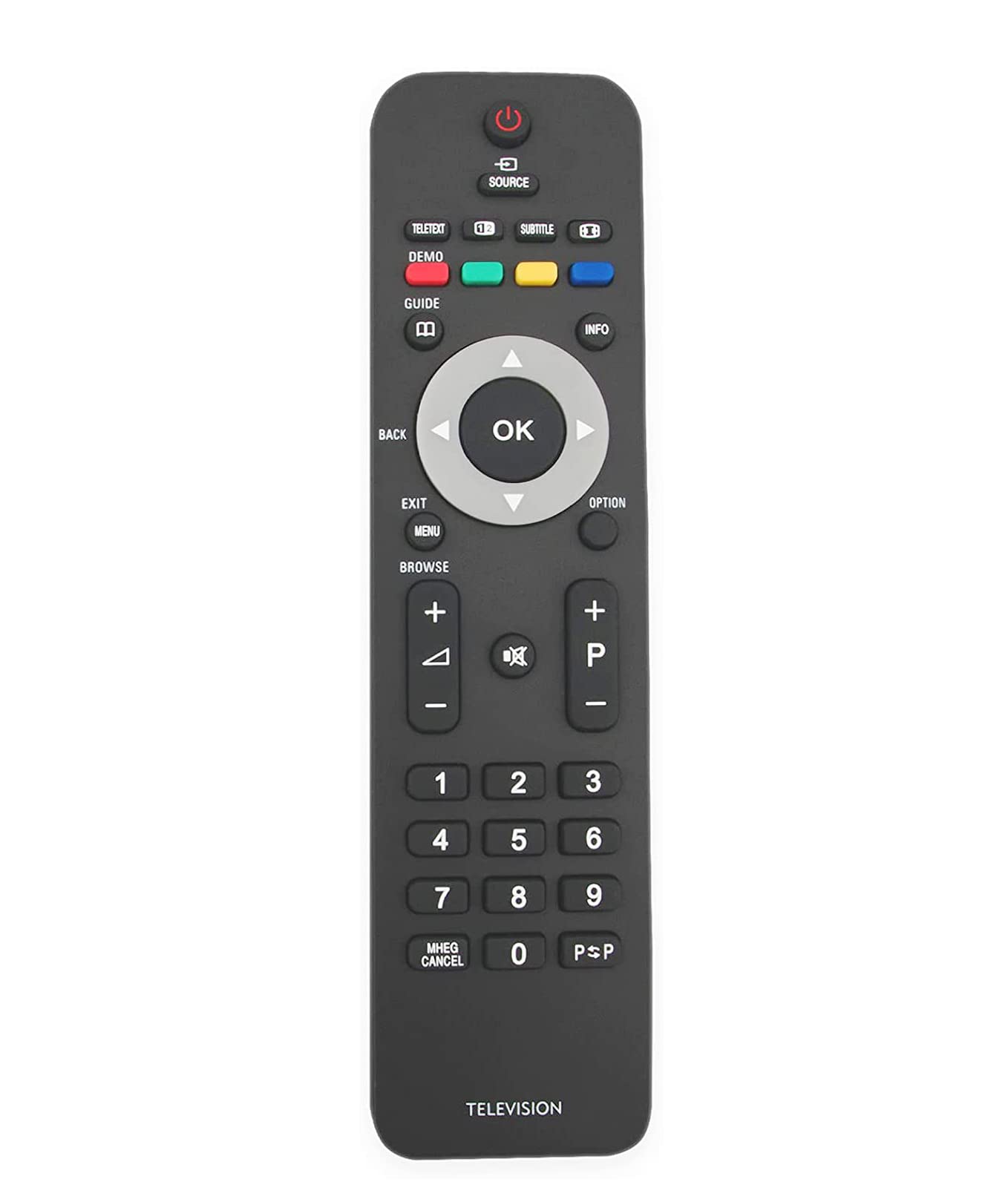 AULCMEET RC4705 242254901833 Replacement Remote Compatible with Philips 996520033720 32PFL7803S/60 37PFL5603D/10 37PFL5603H/10 37PFL5603S/60 42PFL3403D 42PFL3403D/12 42PFL3403D/27 42PFL3403D/37