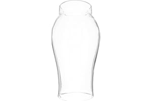 VANZACK Retro Hurricane Lamp Globe Replacement, 3.4X9Cm Glass Chimney for Oil Lamp, Windproof Lantern Shade