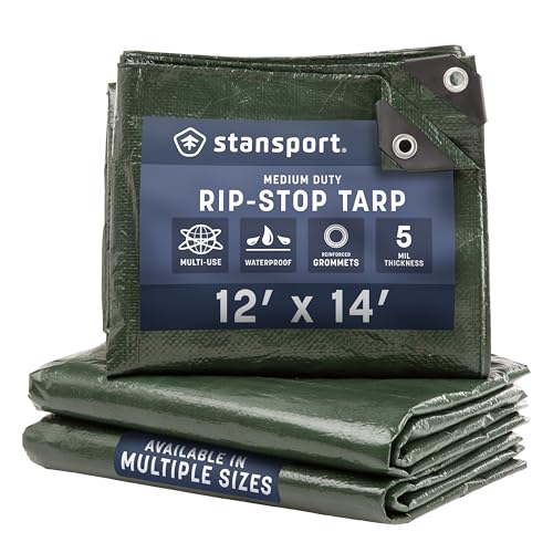 StanSport Mittelschwere Ripstop-Plane Campingplane, Mehrfarbig, Einheitsgröße
