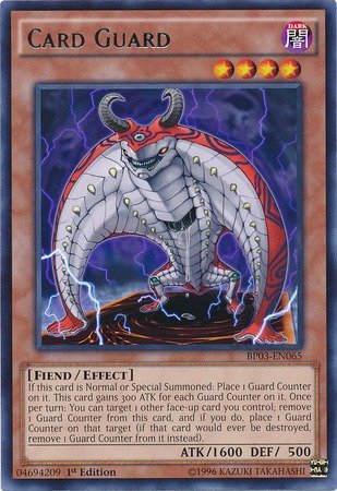 Yu-Gi-Oh! - Card Guard (BP03-EN065) - Battle Pack 3: Monster League - 1st Edition - Rare