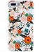 Dimaka iPhone 7 Plus Case, iPhone 8 Plus Case for Girls, Vintage Pattern Case [Floral Cover] 2 Layer Parts Hybrid Cover for iPhone 7 Plus and iPhone 8 Plus (Obsession Camellia)