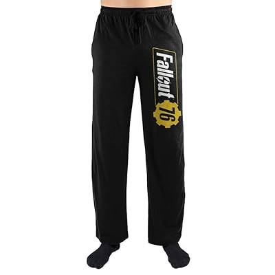 Fallout 76 Gamer Pajama Sleep Pants with Yellow Logo Lebanon Ubuy