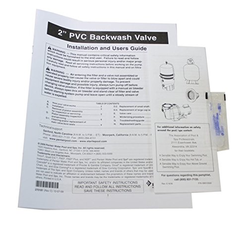 Pentair 2 Inch PVC Side Mount Pool Filter Slide Valve - 263064