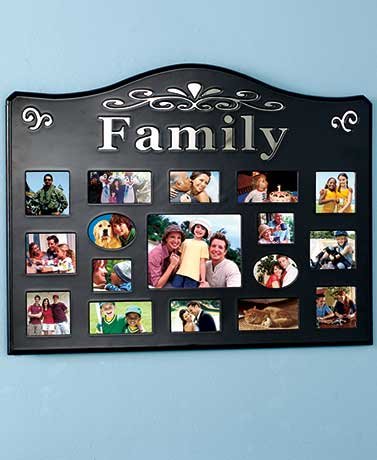 17-Opening Collage Photo Frames (Family )