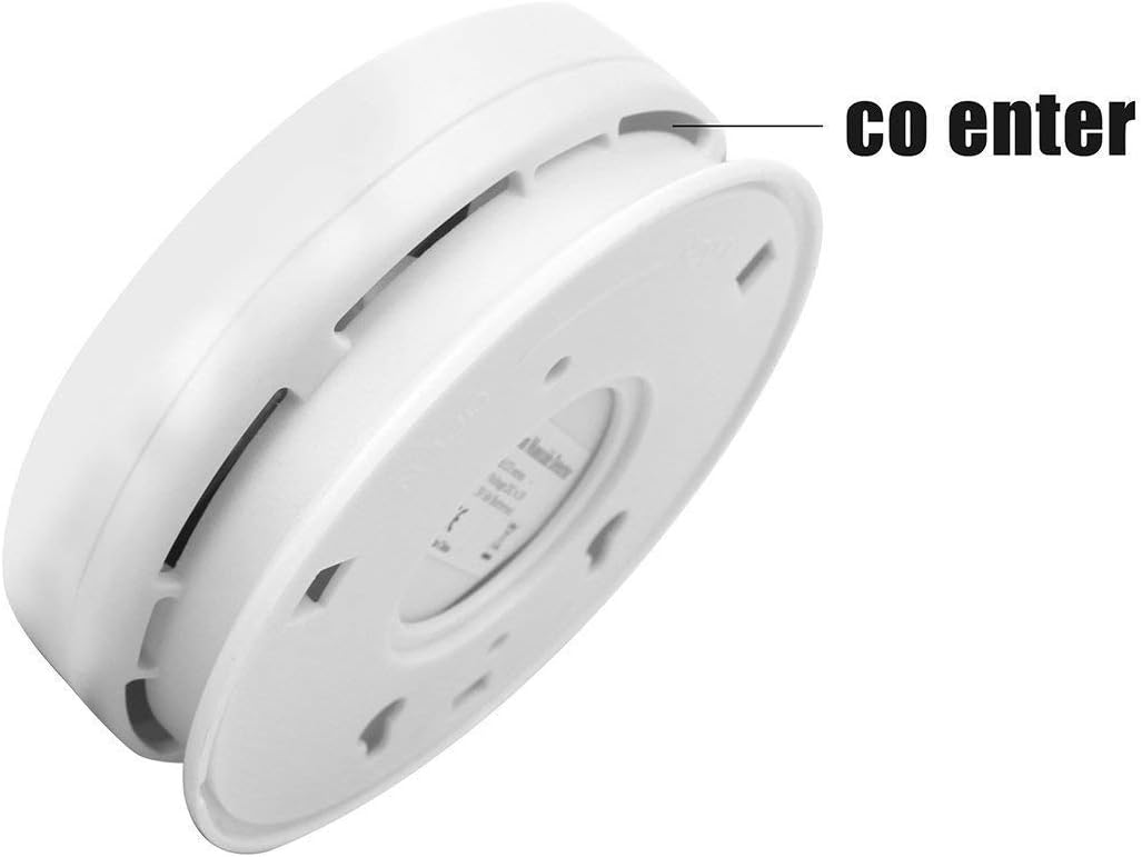 Carbon Monoxide Detector Alarm, GLBSUNION Digital Display Carbon Monoxide CO Alarm Beeps Warning for Basement Travel Home Office Kitchen Bedroom Living Room Hotel Garage, Comply with UL 2034, 1 Pack - - 