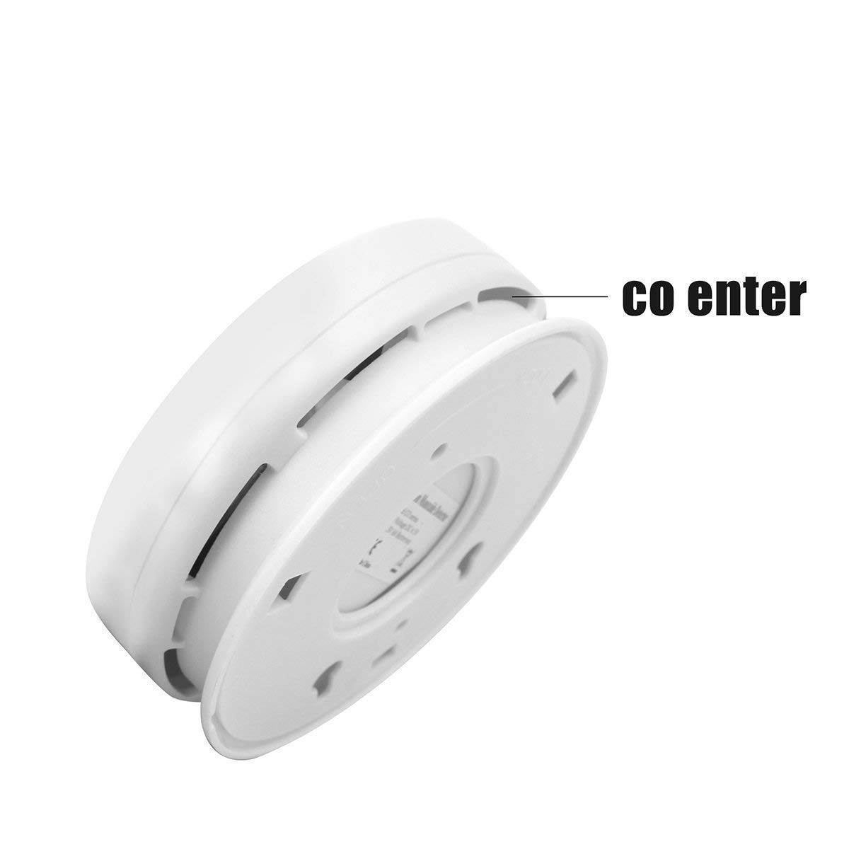 LENPOW Carbon Monoxide Gas Detection, Digital Display Carbon Monoxide Alarm, Electronic Equipment, Power Detection Equipment, Alarm Clock Warning, White