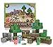 Minecraft Papercraft Overworld Deluxe Set, Over 90 Pieces