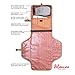 MAMAN Portable Changing Diaper Pad Station - Waterproof Cushioned Diaper Changing Mat Organizer for Baby Boys and Girls