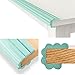 Extra Thick and Wide Baby Proofing Edge and Corner Guard, BabyElf DIY Child Safety Foam Cushion Furniture Bumpers (6.5 ft, Mint Green)