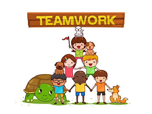 Resultado de imagen de kids working together cartoon