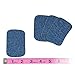 SINGER 00092 Iron-On Denim Patches, 2-Inch x 3-Inch, 10-Count,