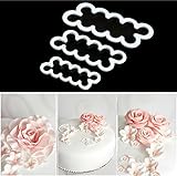 KOOTIPS The Perfect Rose Ever Cutter / Cake Decorating Gumpaste Flowers Rose Ever Cutter Cookie Cutters Set of 3