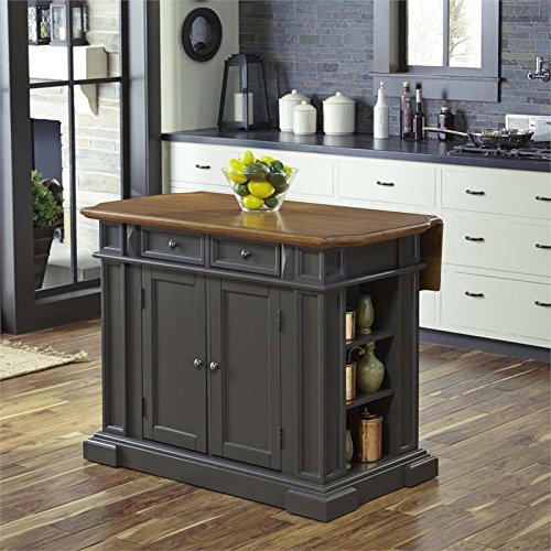Pemberly Row Kitchen Island in Gray Pricepulse