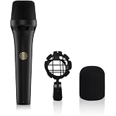 iCON Pro Audio Thunder X 32mm Large Diaphragm Handheld Condenser Mic | 32mm Large Diaphragm Handheld Condenser Microphone, Cardioid XLR Mic for Live Performance, Studio Vocals.