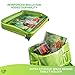 JUNGLE FEELS Kids Travel Tray for Road Trip Essentials for Kids, Toddler Travel Toys, BONUS Coloring Book & 12 Crayons, Kids Car Seat Travel Tray & Car Activities for Kids