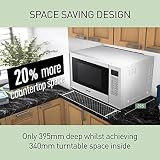 Panasonic NN-CT54JWBPQ 27L Microwave Oven, Inverter, Quartz Grill, White view 4
