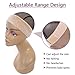 10 Pcs Brown and 10 Pcs Black Wig Grip Headband for women