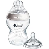 Tommee Tippee Natural Start Anti-Colic 9 oz BPA Free Baby Bottles, 0+ Months, Slow Flow Breast-Like Nipple, Self Sterilizing,