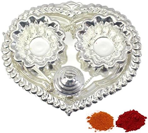 Indian Traditional decorative pooja thali beautiful Lakshmi festival ethnic gift for her/Kankavati/Diwali/indian handicraft/home/temple/office/wedding gift/bulk gift. GS12