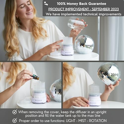 SCANDINORDICA Disco Ball Diffuser Rotating Original Disco Diffuser