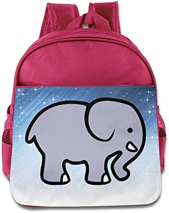 Fgbgh The Elephant Toddler Children School Bags Pink