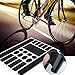 Outus 3 Pieces Bicycle Chainstay Protector Decal Chainstay Frame Guard Adhesive Protectors Film Cover for Mountain Bike Chain Protective Road Bike Folding Frame Front Fork Protective (Color 2)