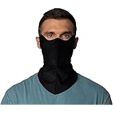 Korean UPF 50+ UV Sun Protection Face Mask – Cooling Breathable Neck Cover for Golf, Fishing, Hiking – Made in Korea
