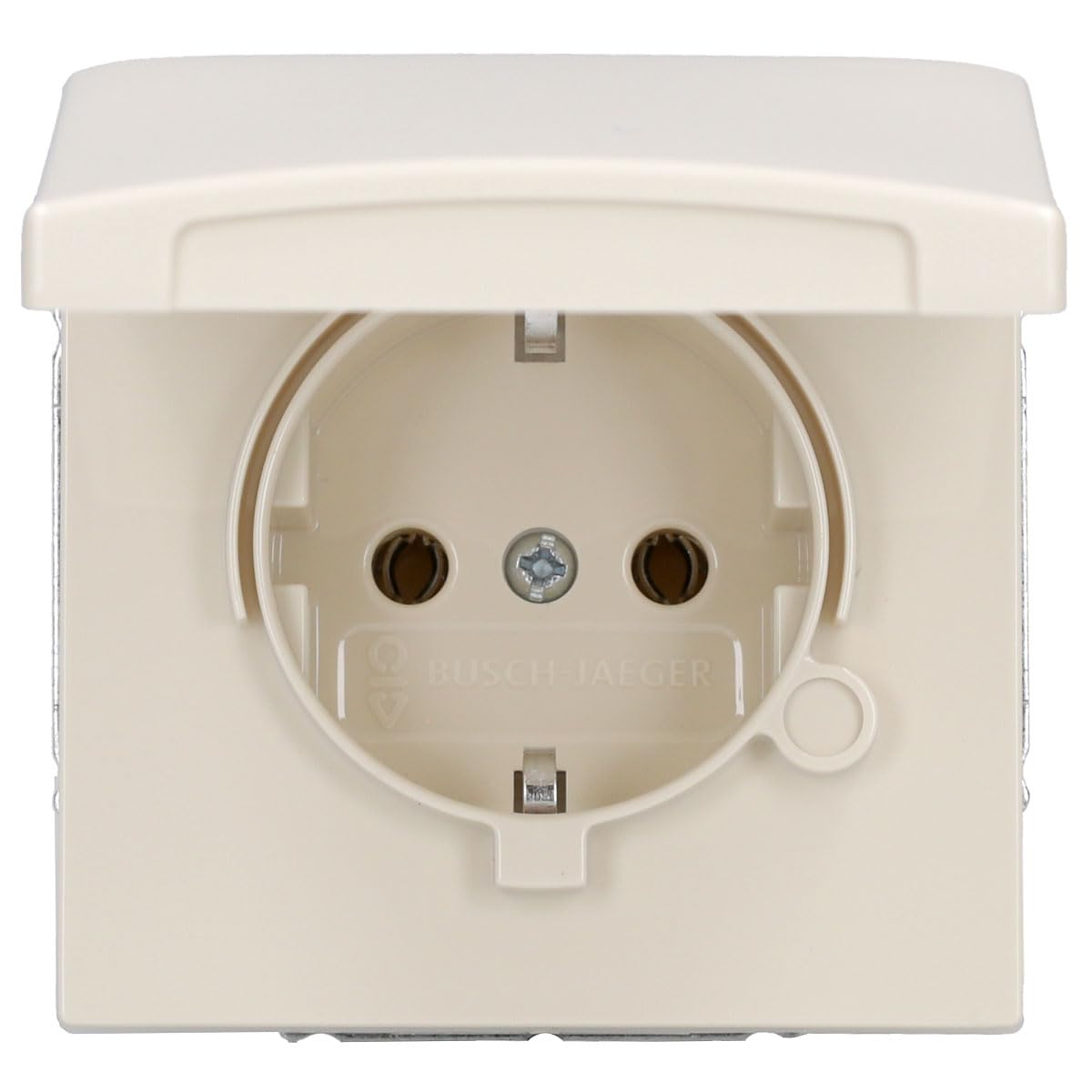 Busch-Jaeger Steckdose with hinged lid, 20EUGK 32 White