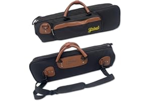 WUQIMUSC Trumpet Gig Bag, Durable and Lightweight Instrument Case, Oxford Cloth with Comfortable Shoulder Strap and Leather Gripped Handle, Easy to Carry,0.71kg