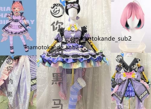 Amazon アイドルマスター シンデレラガールズ 夢見 りあむ 生誕祭 コスプレ衣装 全セット ウィッグ追加可 コスプレ 仮装 通販
