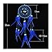 Buytra Dream Catcher Handmade Circular Net with Feathers for Wall Car Hanging Decoration Ornament Craft Gift (Blue)