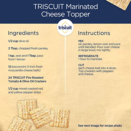 TRISCUIT CRACKERS, BALSAMIC VINEGAR & BASIL FLAVOR, 1 BOX (8.5 OZ)