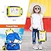 Magnetic Doodle Board, Colorful Drawing Board, Erasable Sketching Pad for Toddlers, Toys for Writing Painting and Learning (Travel Size)