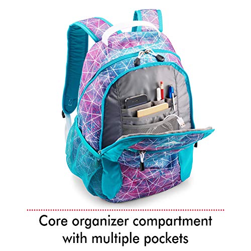 image for High Sierra Unisex Curve Backpack, Lightweight and Stylish Bookbag Bac