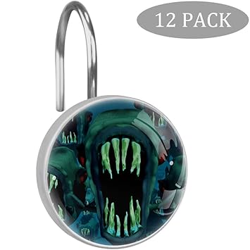 Amazon Com Yuzheng Hungry Shark Curtain Glider Hooks Crystal