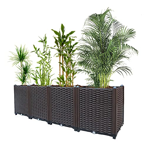 Deepened Raised Garden Beds Kit Planters for Large planters Outdoor
