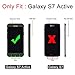 J&D Case Compatible for Galaxy S7 Active Case, Heavy Duty Dual Layer Hybrid Shock Proof Protective Rugged Bumper Case for Samsung Galaxy S7 Active Case, NOT Compatible with Galaxy S7, Black