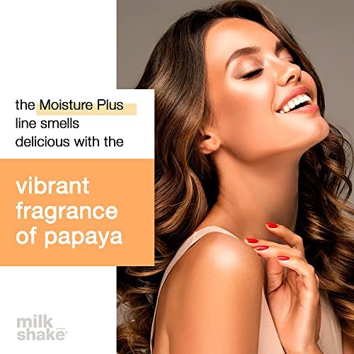 milk_shake moisture & more conditioner creamy formula to hydrate and soften dry hair for smoother, shinier, easy-to-manage hair