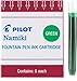 Pilot Namiki IC50 Fountain Pen Ink Cartridge Purple Green Red(69002-69003-69004)