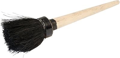 Silverline Tar Brush 300mm Short Handle Rubber Wood Coco Bristles