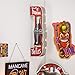American Art Decor Vintage LED Marquee Wall Decor - Retro Wall Sign w/LED Light Bulbs - Battery Operated Metal Wall Art for Bar, Man Cave, Garage, Game Room & More (Coke Red, 25.25