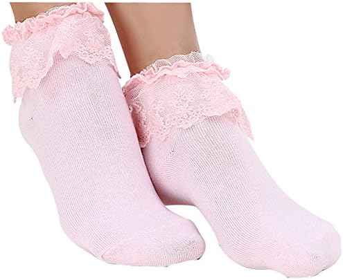 Vintage Lace Ruffle Frilly Ankle Socks Fashion Ladies Princess Girl