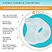 Toe Separators Hammer Toe Straightener - 4-Pack Pinky Toe Toe Spacers - Gel Spreader - Correct Crooked Toes - Bunion Corrector and Bunion Relief - Pads for Overlapping, Hallux Valgus, Yoga - Small