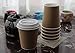 Yes!Fresh Disposable Paper Hot Coffee Cups with Lids for Office Parties Home Travel Corrugated Sleeve Hot Drink Cups(Brown 12 oz 50 count)