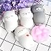 Hicdaw 5 Pcs Mochi Squishy Toys Stress Relief Animal Squishies Mini Cat Squishy Mochi Animals Squeeze Toys Stress Mochi Kawaii Squishies